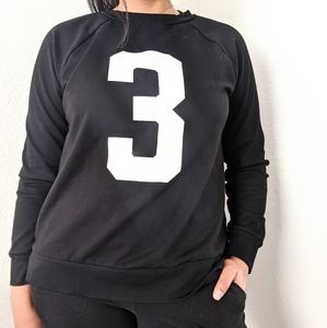 Banana Republic High Low Jersey Number 3 Sweater